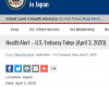 在日米大使館「幅広く検査をしない日本政府の決定によって、新型コロナの罹患率を正確に把握することが困難になっている」